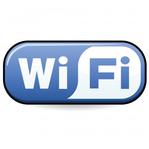 Image of WiFi Logo blue and white